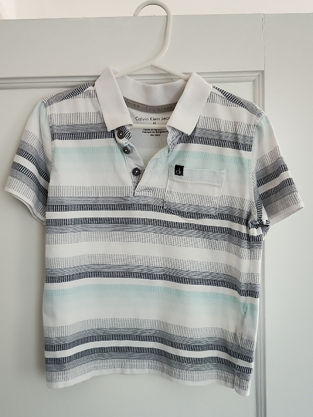 Calvin Klein Jeans Kids Polo Shirt, 4T